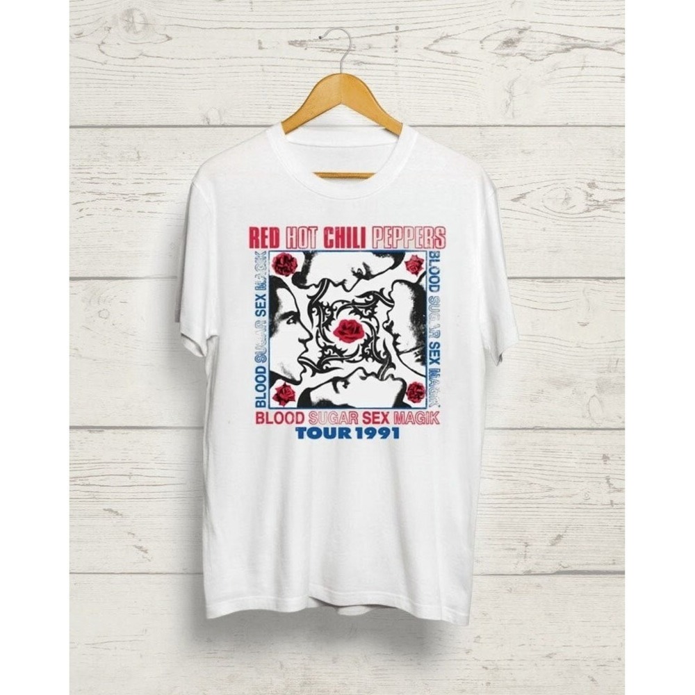 Red Hot Chili Peppers T-Shirt 90s Rock Band Music Fan Graphic